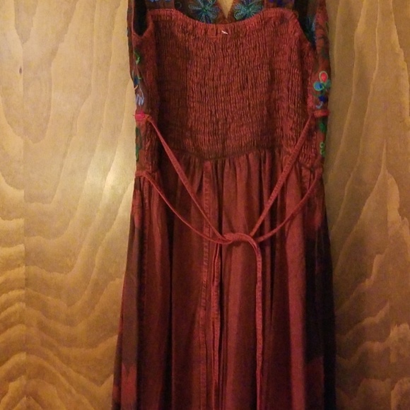Renaissance boho hippie chic maxi dress - Picture 3 of 3